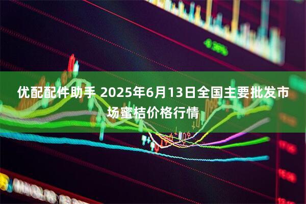 优配配件助手 2025年6月13日全国主要批发市场蜜桔价格行情